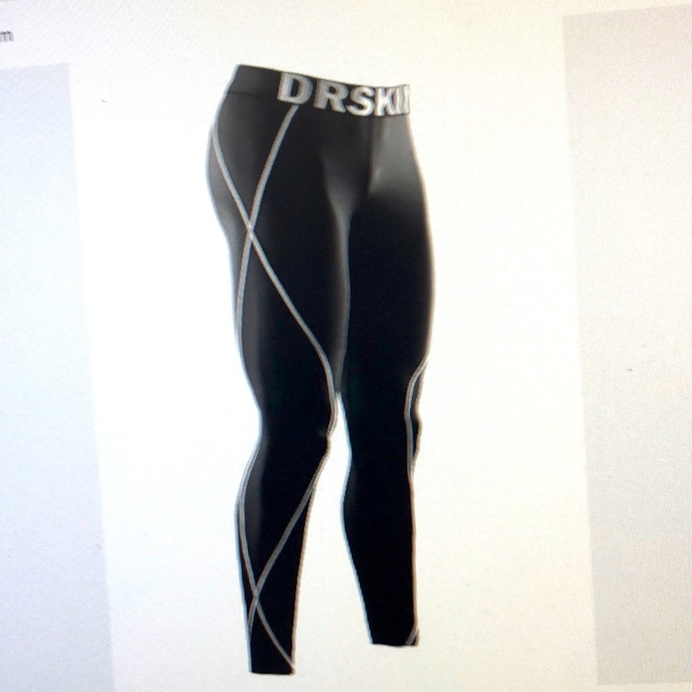 Men’s long compression exercise tights